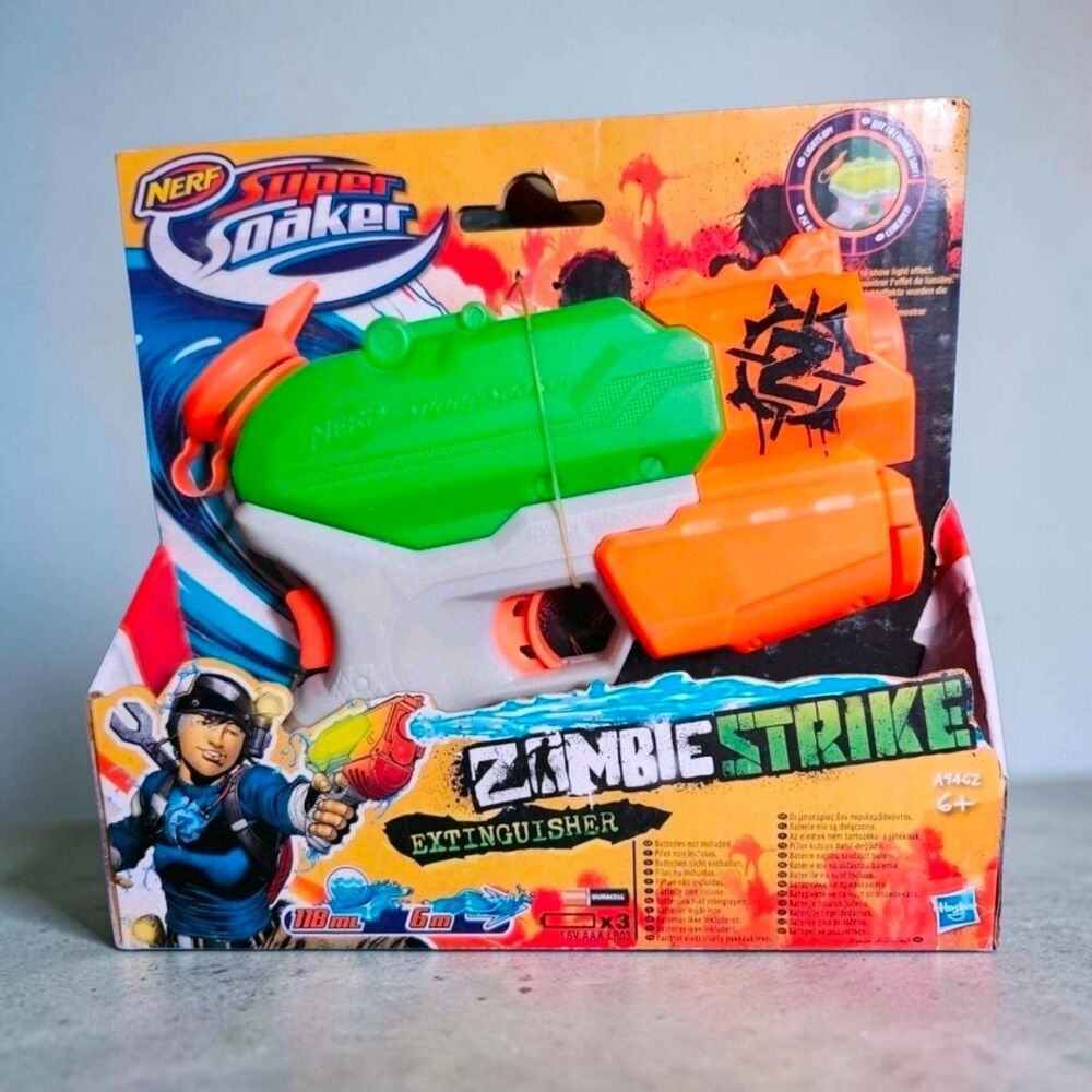 Nerf Super Soaker Zombie Strike Extinguisher Water Blaster NIP 2014 Retired